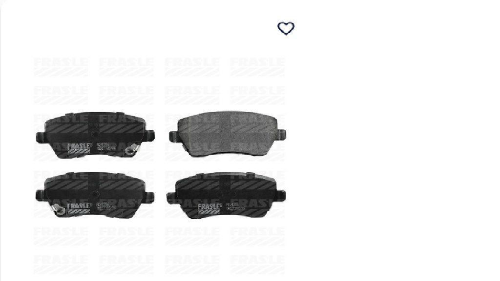 [PD/1386] [PD/1386] LINEA LIVIANA - PASTILLAS DE FRENO - FRAS-LE - DUSTER-KANGOO-LOGAN-SANDERO-CLIO-CLIO MIO-NISSAN MARCH POS.1075