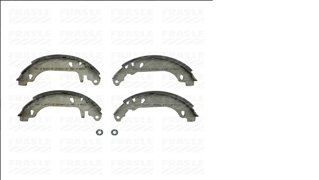 [RN/215-XX-CP PATIN FRENO] [RN/215-XX-CP PATIN FRENO] LINEA LIVIANA - PATINES DE FRENOS - FRAS-LE - RENAULT R9 - R11 - R19 KANGOO 2000/.... 2DA. SISTEMA GIRLING 180MM