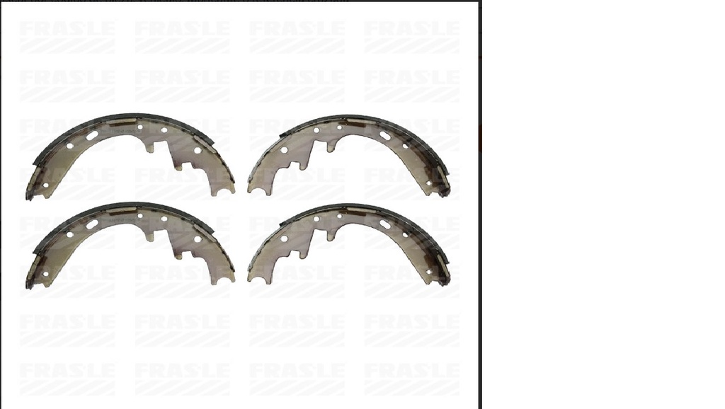 [FD/137-X-CP PATIN FRENO] REPUESTOS Y ACCESORIOS - PATINES DE FRENOS - FRAS-LE - FORD F100-RANGER 1998/2005 JGO. CUATRO PATINES FRENO C/CINTA 1RA.