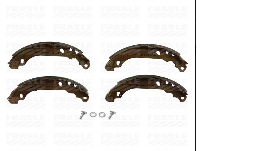 [PG/202-CP PATIN FRENO] [PG/202-CP PATIN FRENO] LINEA LIVIANA - PATINES DE FRENOS - FRAS-LE - PEUGEOT 206-207 2007/.... JGO. DE CUATRO PATINES 180MM STD