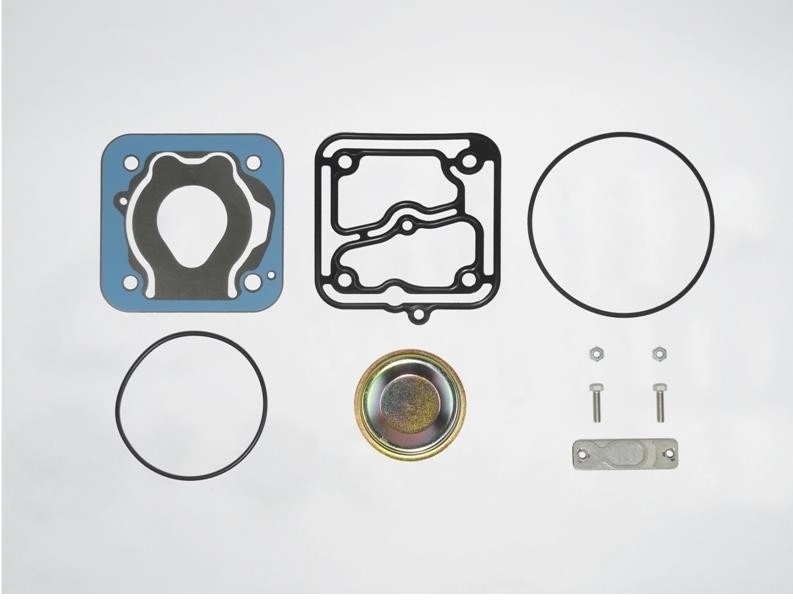 [23111] LINEA PESADA - REPUESTOS LINEA PESADA - PELLACANI - KIT REPARACION TAPA CILINDRO COPMPRESOR WABCO 85MM MOD NUEVO M BENZ