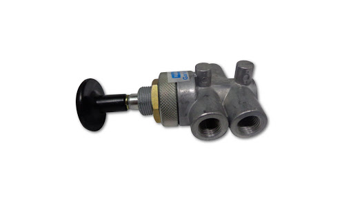 [VM965600(186832)] REPUESTOS (BC) - REPUESTOS LINEA PESADA - ADER-HALDEX - VALVULA DE ACCIONAMIENTO MANUAL M16X1.5MM (SUSPENSOR)