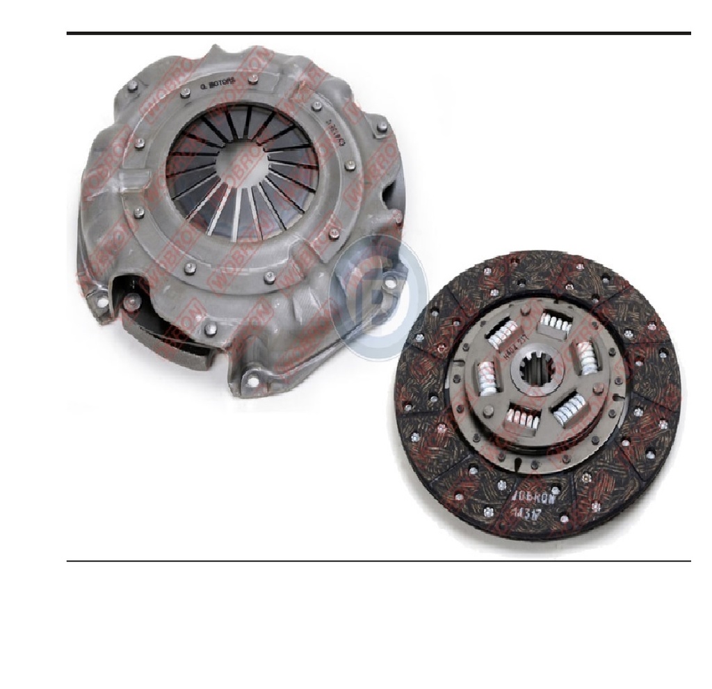 [77226-WC026/47] [77226-WC026/47] LINEA LIVIANA - KIT EMBRAGUE - WOBRON - CONJUNTO FORD F100 NAFTA 10" DIAFRAGMA SIN CRAPODINA
