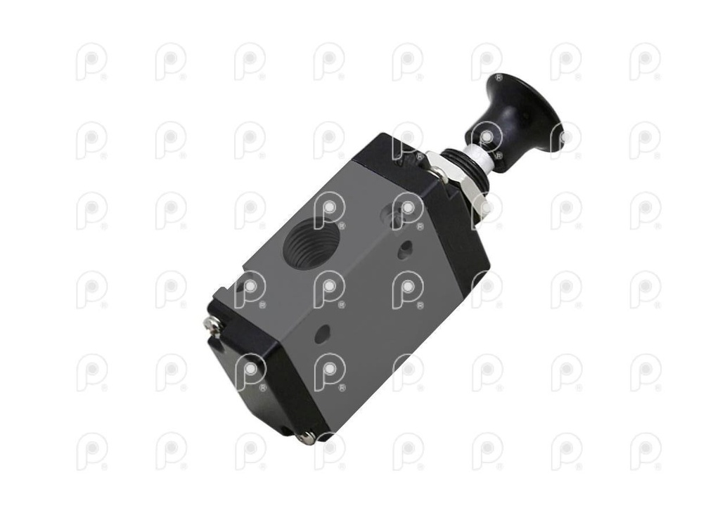 [25143] [25143] LINEA PESADA - REPUESTOS LINEA PESADA - PELLACANI - VALVULA MANUAL 3/2 VIAS ROSCA 1/4 BOTON PULSADOR