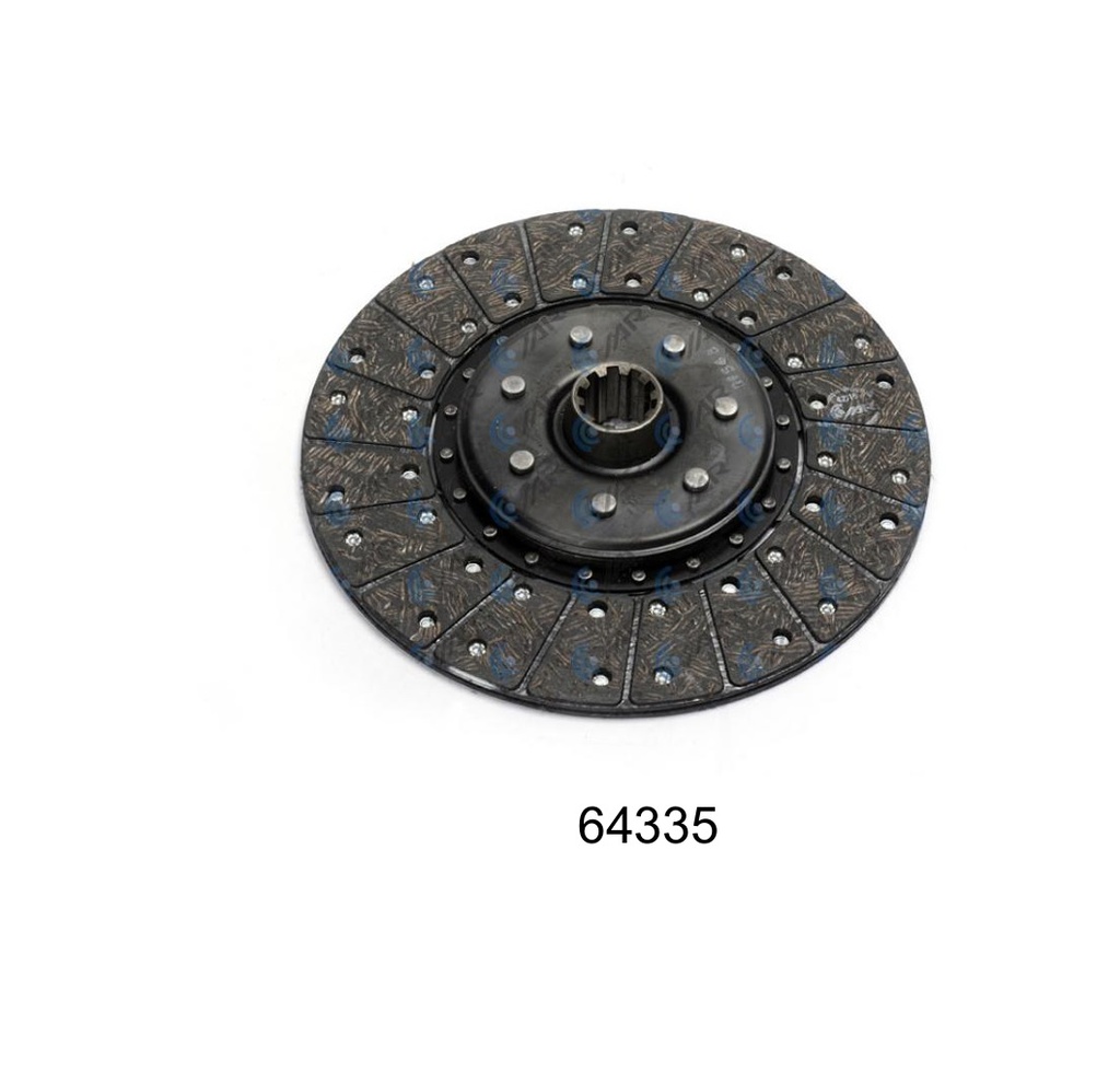 [64335] [64335] LINEA PESADA - DISCOS EMBRAGUE - IAR-METAL - FORD 350-600 - DODGE DP100-DP200 MOTOR PERKINS 11" CENTRO GOMA