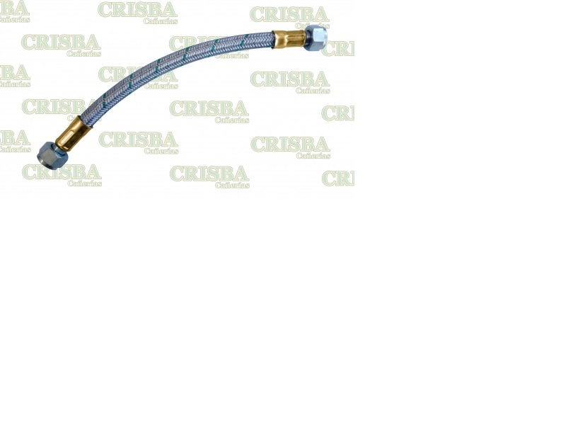 [W 4524.60] REPUESTOS (BC) - REPUESTOS LINEA PESADA - CRISBA FLEX./C.COMPR./VARIOS - W 4524.60 | FLEXIBLE COMPRESOR M. BENZ 1114/1518/1521 TUERCAS 22 LARGO