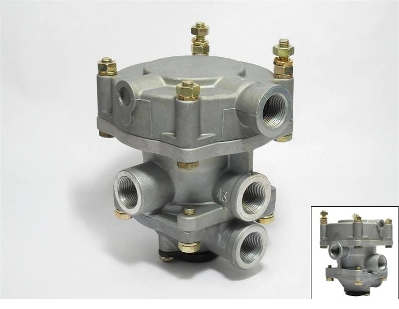 [L31017] REPUESTOS (BC) - REPUESTOS LINEA PESADA - MS TECHNIC-VALVULAS AIRE/VARIO - VALVULA REMOLQUE 5 SALIDAS M22 - IVECO