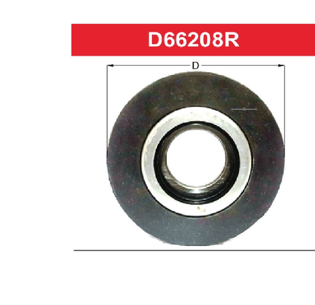 [D66208R] LINEA PESADA - CENTRO DE CARDAN - DBH - M BENZ 1114 RULEMAN 40MM DIAMETRO EXTERIOR 115MM