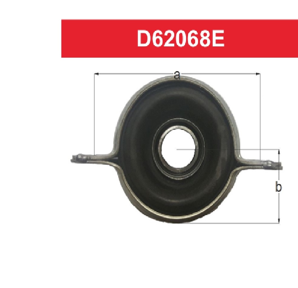 [D62068E] LINEA LIVIANA - CENTRO DE CARDAN - DBH - TOYOTA HILUX 4X2-4X4 2005/2015 RULEMAN 30MM