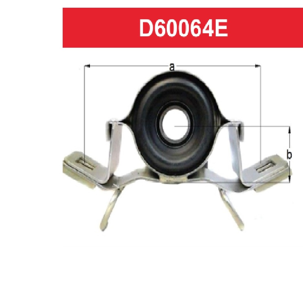[D60064E] LINEA LIVIANA - CENTRO DE CARDAN - DBH - TOYOTA HILUX SW4 - 4X4 - 30MM 1192/2005-RAV 4 1994/2013