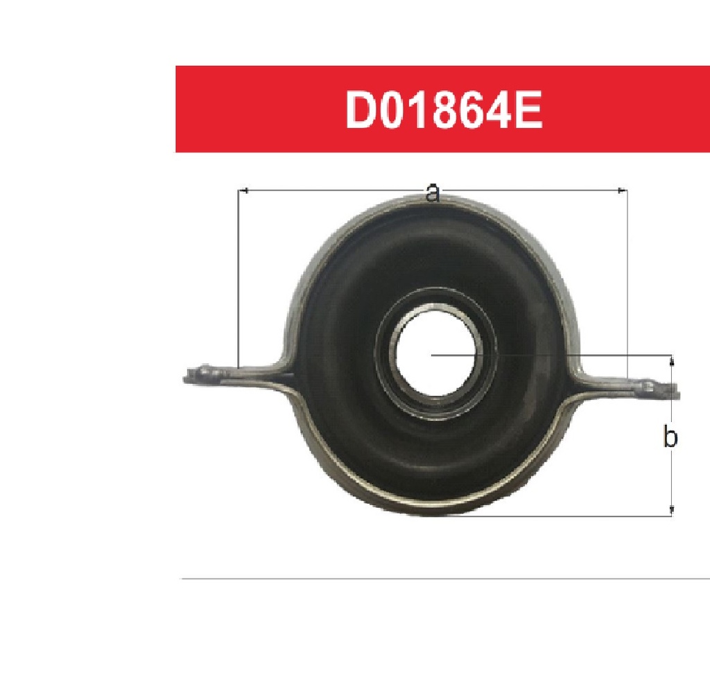 [D01864E] LINEA LIVIANA - CENTRO DE CARDAN - DBH - TOYOTA HILUX 4X2 - 4X4 AÑO 2015/.... 32MM