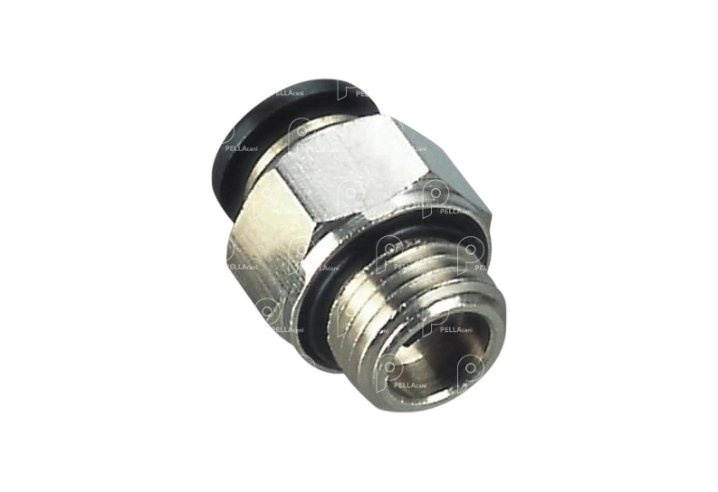 [21814] LINEA PESADA - CONEXIONES FRENO AIRE/VARIAS - PELLACANI - CONEXION RECTA ROSCA 1/2 TUBO 12MM