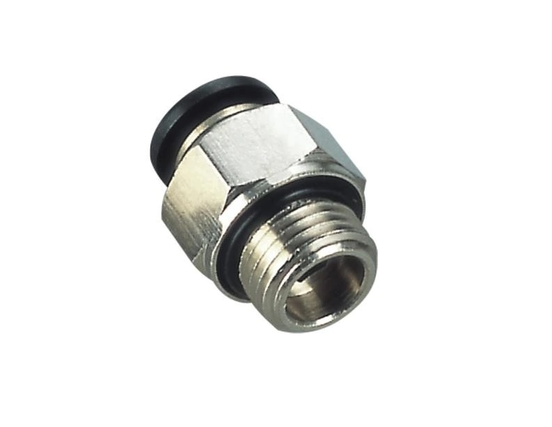 [21810] LINEA PESADA - CONEXIONES FRENO AIRE/VARIAS - PELLACANI - CONECTOR RECTO TUBO 10 ROSCA 3/8 O-RING