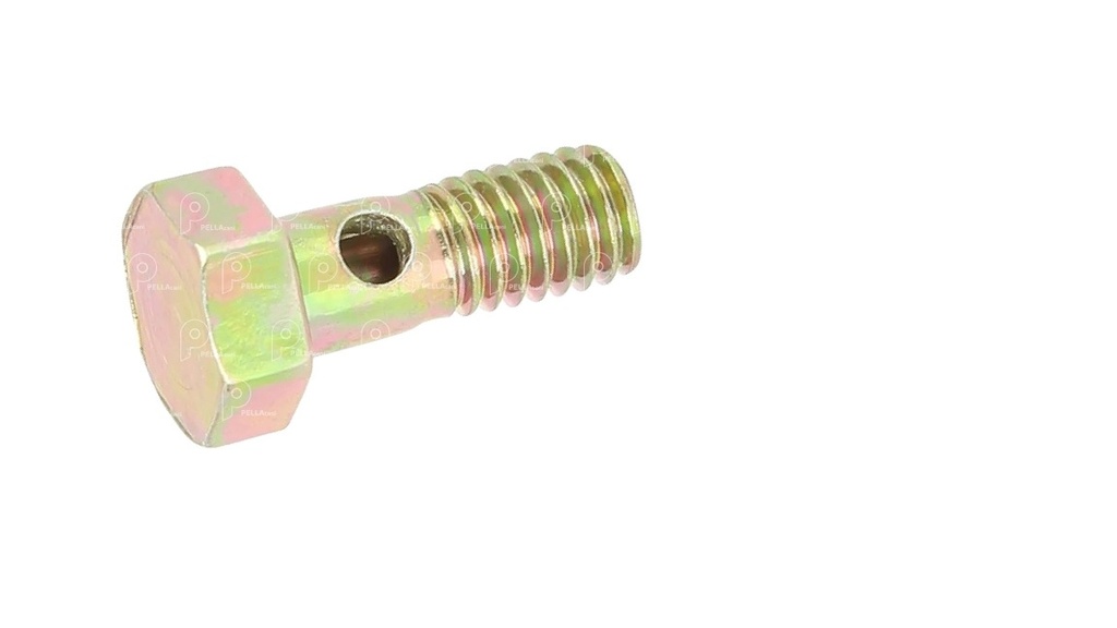 [23027] LINEA PESADA - CONEXIONES FRENO AIRE/VARIAS - PELLACANI - BULON PERFORADO CONECTOR 8MM (SILVA 963)