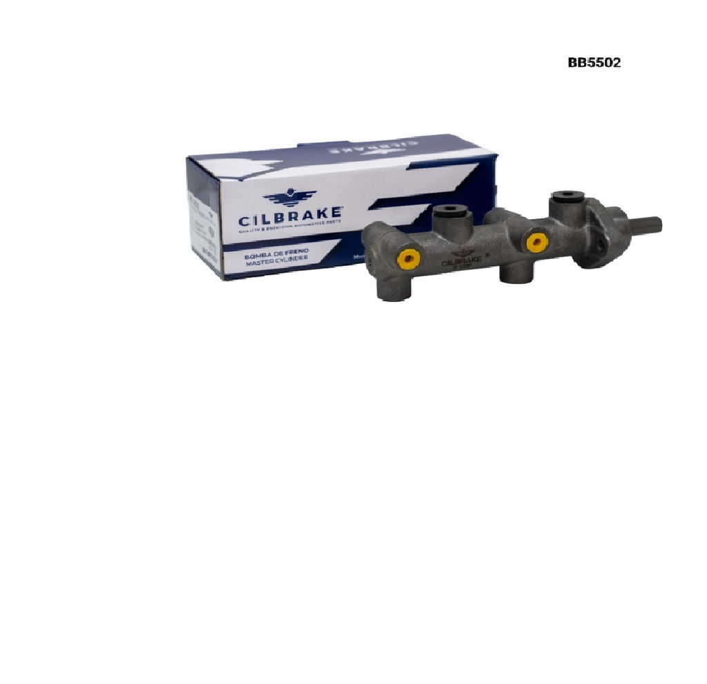[BB5502] LINEA LIVIANA - BOMBA FRENO - CILBRAKE - VW GOL-SENSA 6 SALIDAS 13/16" 20.60MM SISTEMA VARGAS C/BULBO