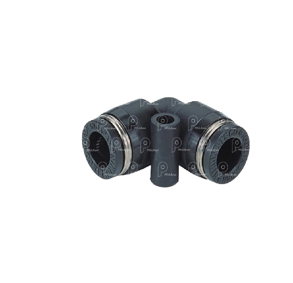 [22797] LINEA PESADA - CONEXIONES FRENO AIRE/VARIAS - PELLACANI - CONECTOR CODO 90º TUBO-TUBO 08