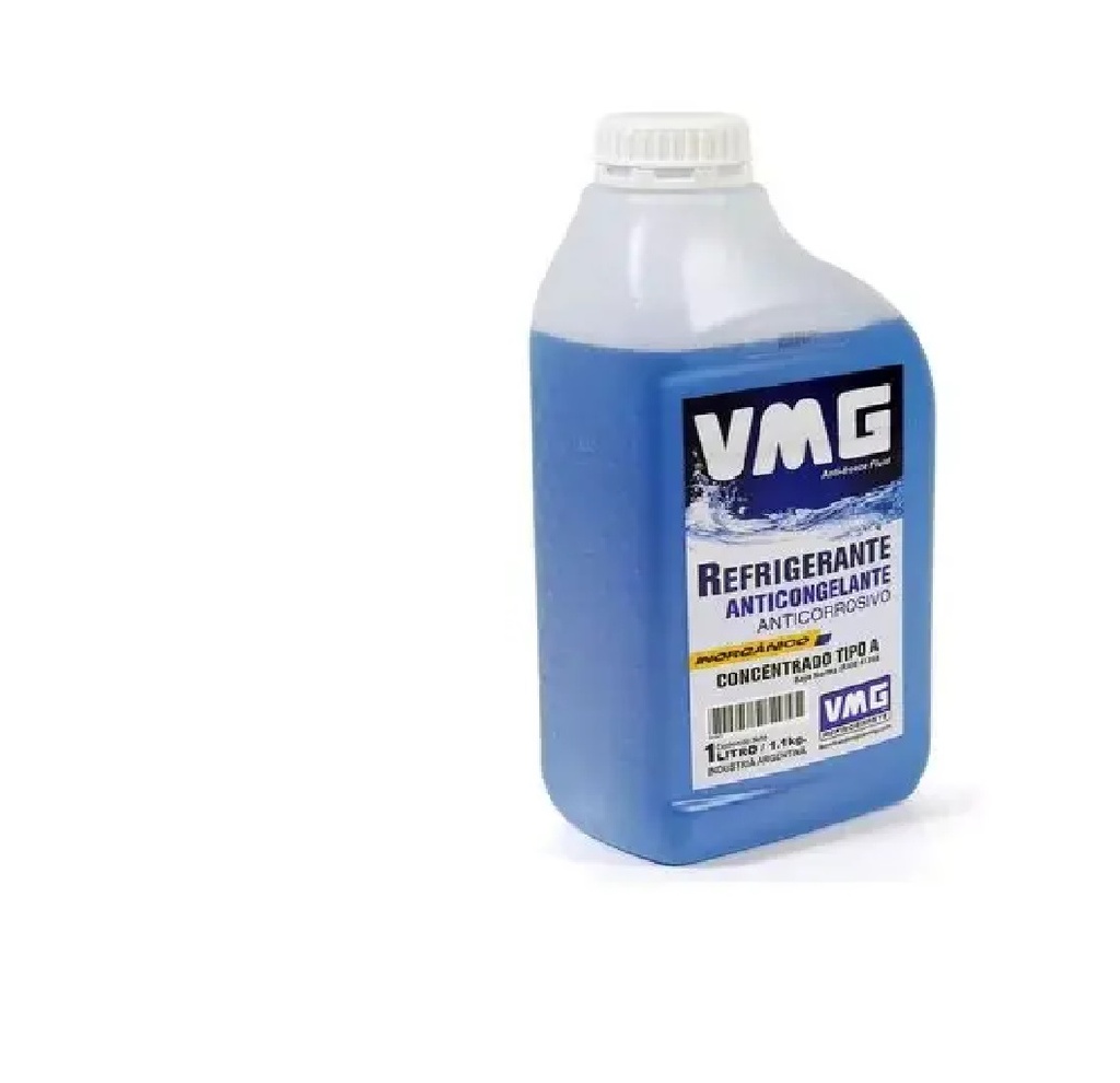 [RF002] REPUESTOS Y ACCESORIOS - GRASA-LIQUIDO-LUBRICANTE-PEGAM - VMG - LIQUIDO REFRIGERANTE AZUL X 5LTS APTO AGUA COMUN