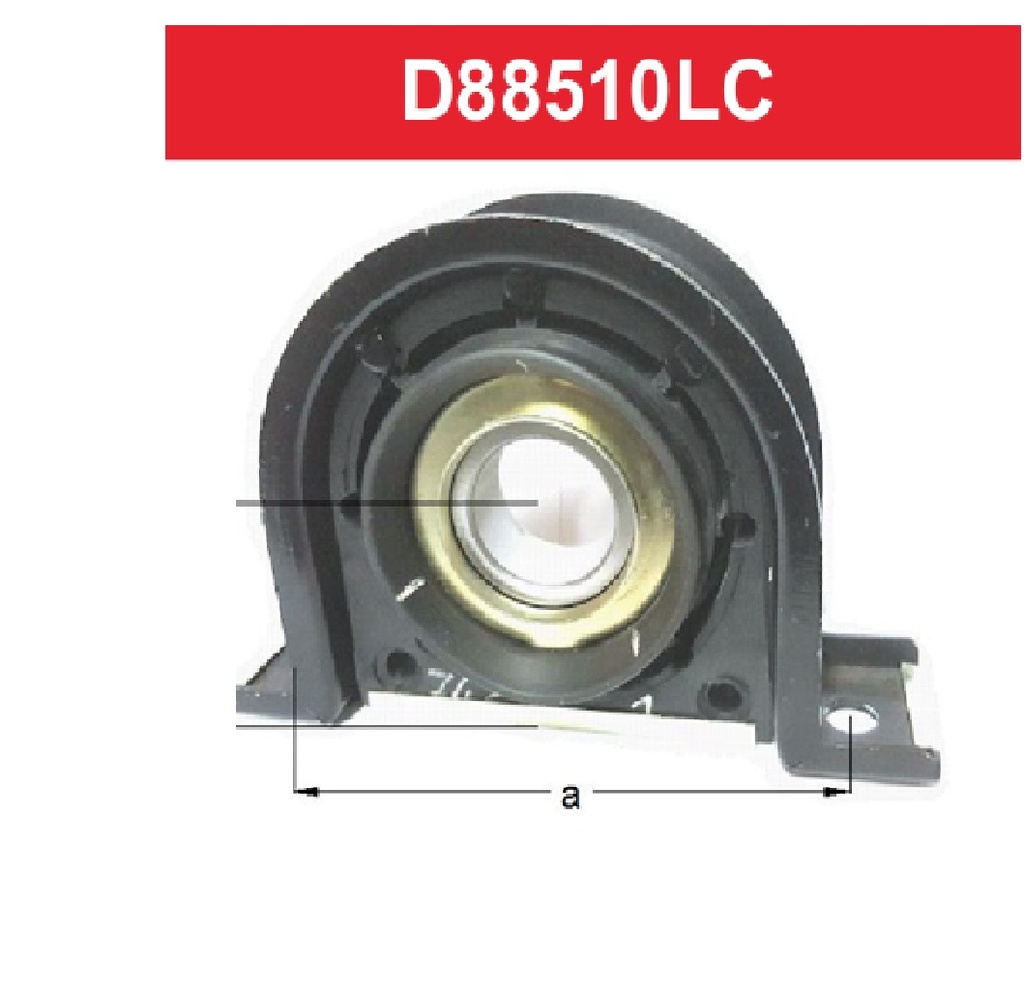 [D88510LC] LINEA PESADA - CENTRO DE CARDAN - DBH - FORD C. 1722 - M BENZ - VW 17.300-26.300- RODAM 50MM C/SOPORTE/ALEMIT