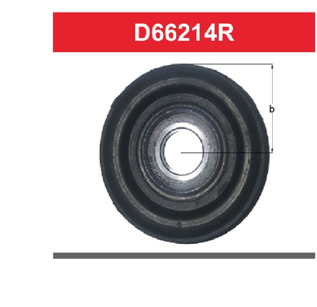 [D66214R] LINEA LIVIANA - CENTRO DE CARDAN - DBH - NISSAN FRONTIER 4X2 MOTOR 2.5-2.8 TDI SIN SOPORTE RODAMIENTO 30MM
