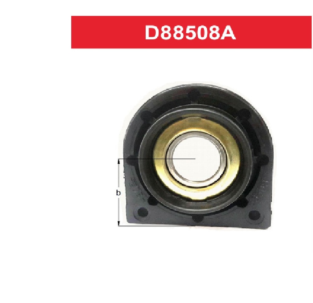 [D88508A] LINEA PESADA - CENTRO DE CARDAN - DBH - CHRYSLER / FORD / DODGE / VW/ IVECO RODAMIENTO 40MM SIN SOPORTE